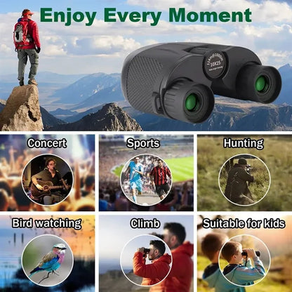 Portable HD Binoculars - Clear View for Outdoor Use