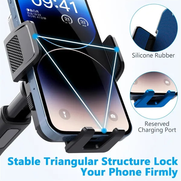 Adjustable Car Phone Holder With Suction Mount
