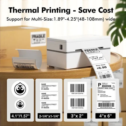 Portable Thermal Bluetooth Label Printer for Small Business