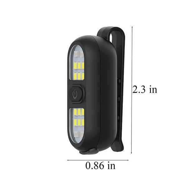 Portable Clip-On LED Flashlight - for Outdoor & Everyday Use