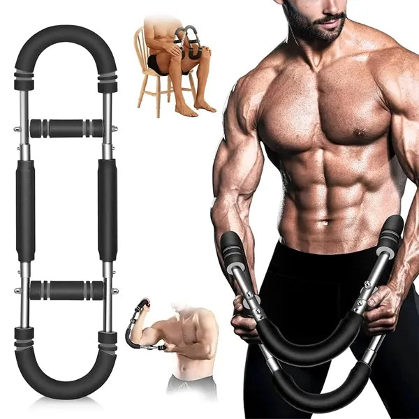 Adjustable Arm Strength Trainer - 3-Level Resistance Tool