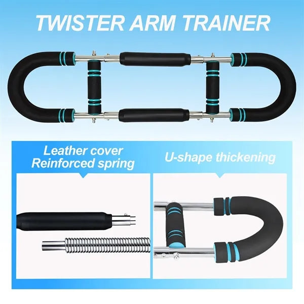 Adjustable Arm Strength Trainer - 3-Level Resistance Tool