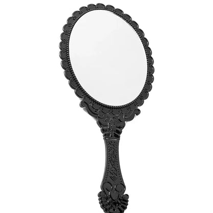 Vintage Oval Handheld Makeup Mirror