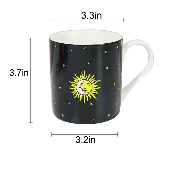 13oz Creative Color-Changing Ceramic Mug for Houehold Office