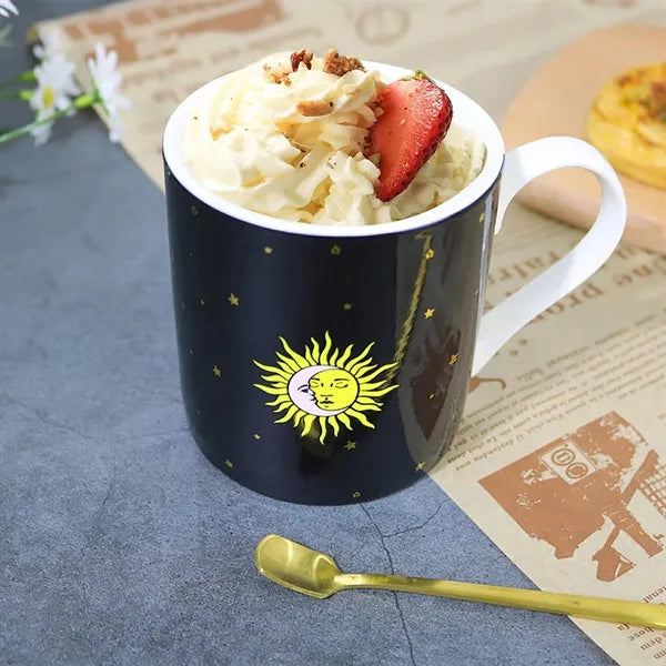 13oz Creative Color-Changing Ceramic Mug for Houehold Office