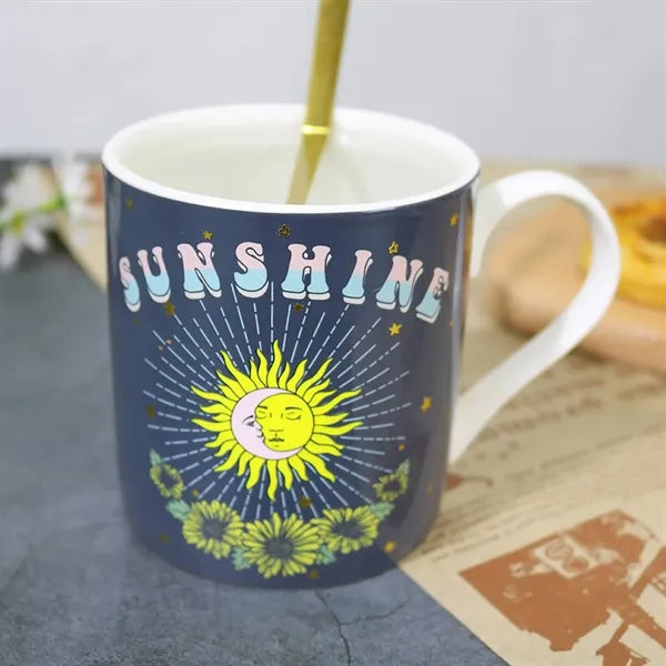 13oz Creative Color-Changing Ceramic Mug for Houehold Office