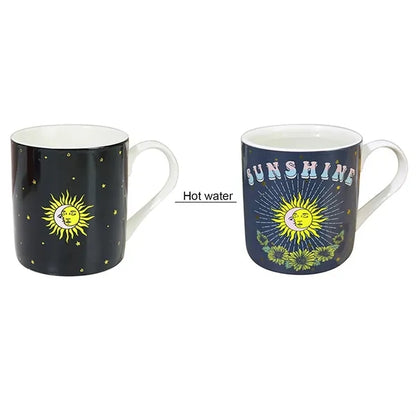 13oz Creative Color-Changing Ceramic Mug for Houehold Office