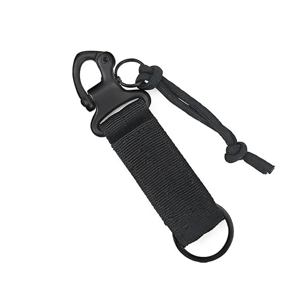 Outdoor Nylon Eagle Beak Hook Keychain with Carabiner