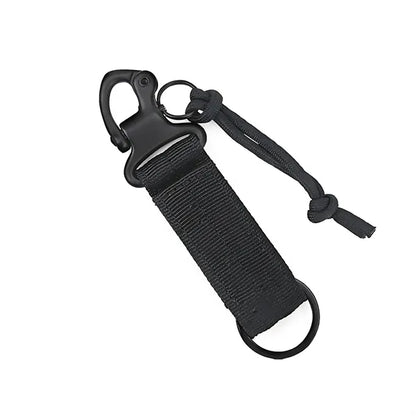 Outdoor Nylon Eagle Beak Hook Keychain with Carabiner