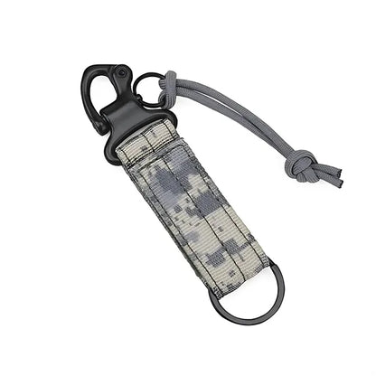 Outdoor Nylon Eagle Beak Hook Keychain with Carabiner