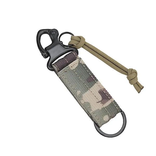 Outdoor Nylon Eagle Beak Hook Keychain with Carabiner