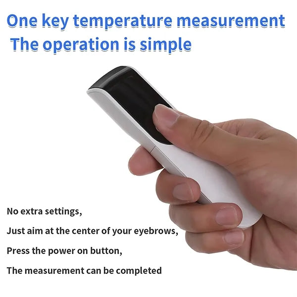 Portable Infrared Thermometer - Non-Contact & LCD Display
