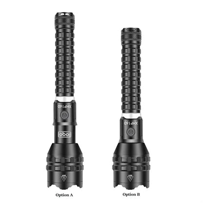 USB-C Rechargeable Flashlight - Zoom Beam & Power Alert