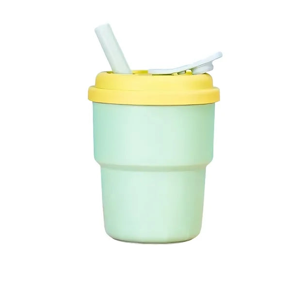 12oz Children's Silicone Straw Cup - BPA-Free & Spill-Proof