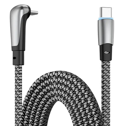 60W Vehicle Elbow Cable - Fast Charging & Data Transfer