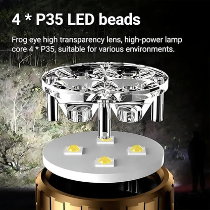 Outdoor Rechargeable Flashlight - Long-Range & Waterproof