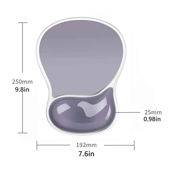 Silicone Mouse Pad with Wrist Support