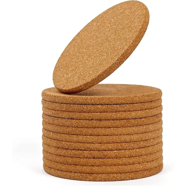 Round Cork Trivet Holder
