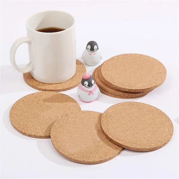 Round Cork Trivet Holder