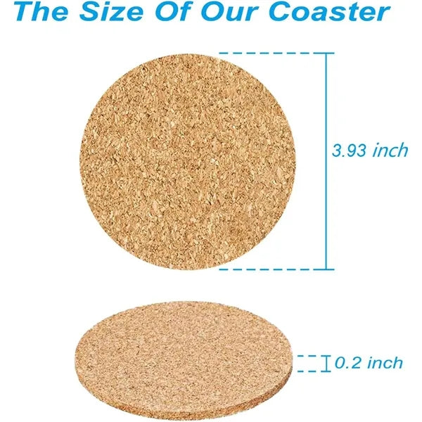 Round Cork Trivet Holder