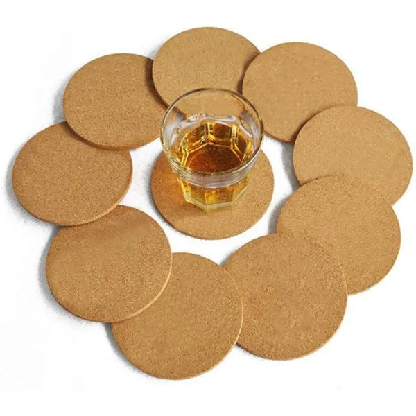 Round Cork Trivet Holder