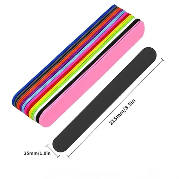 Silicone Rubbber Slap Bracelets wristbands