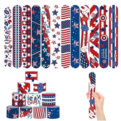 4th of July Slap Bracelets Toys