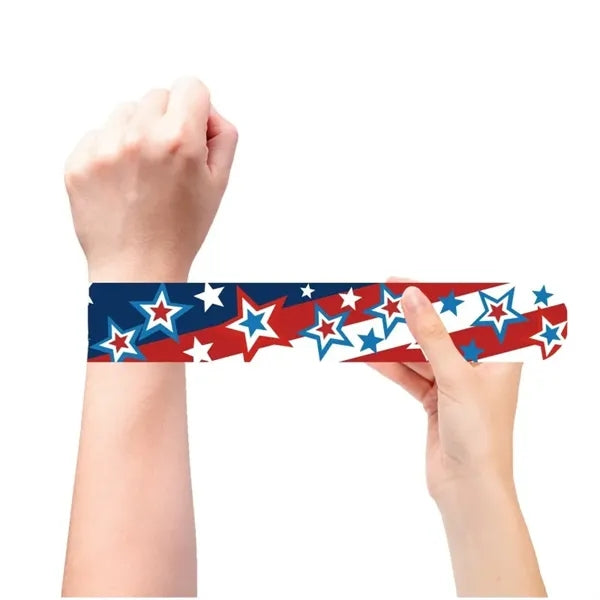 4th of July Slap Bracelets Toys