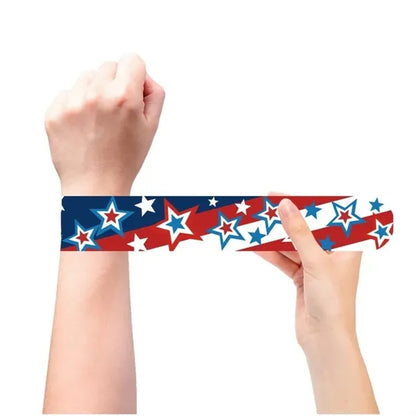 4th of July Slap Bracelets Toys