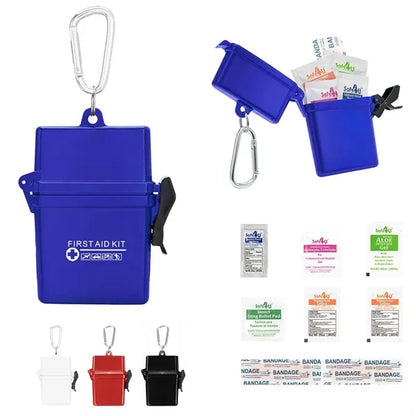 8-PIECE WATERPROOF FIRST AID KIT