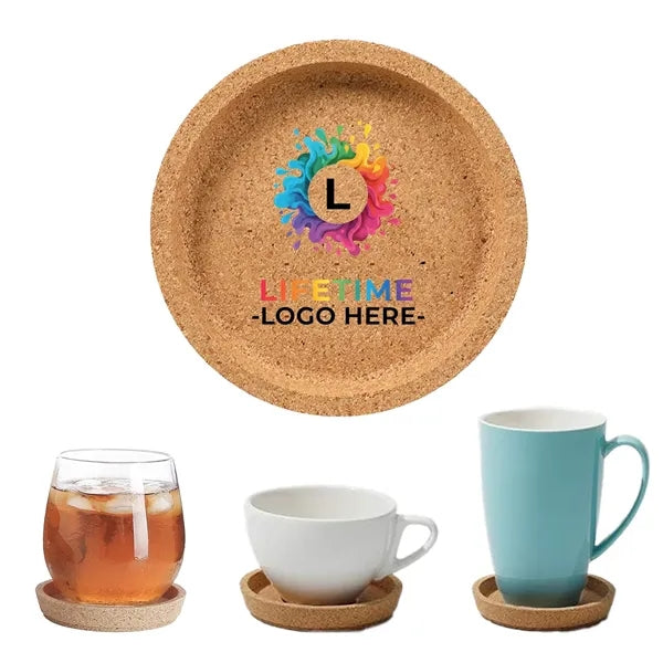 Round Cork Cup Coaster