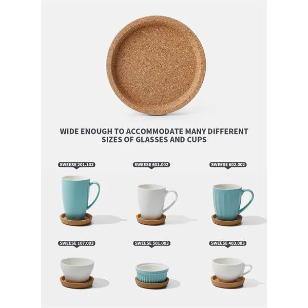 Round Cork Cup Coaster