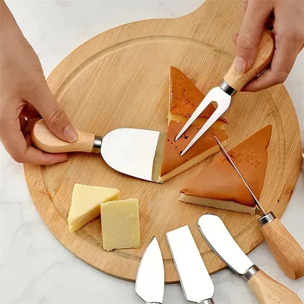 Stainless Steel Cheese Knife Serving Set
