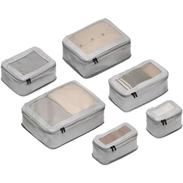 6 PCS Expandable Travel Mesh Bag
