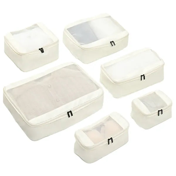 6 PCS Expandable Travel Mesh Bag