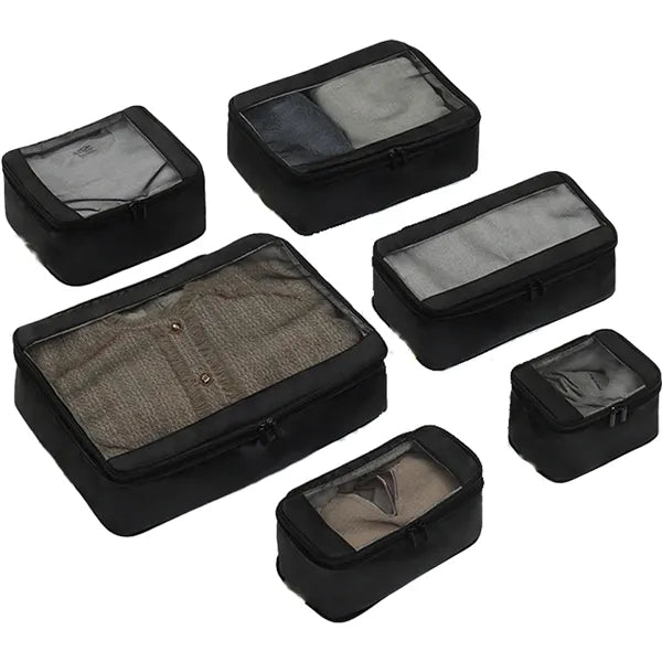 6 PCS Expandable Travel Mesh Bag