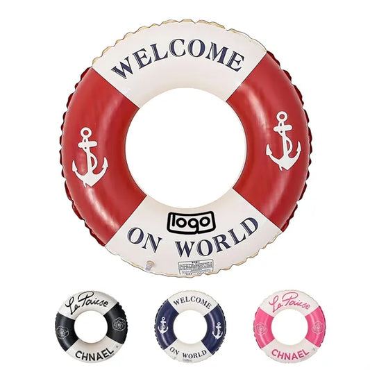Anchor-Style PVC Inflatable Swim Ring & Lifebuoy