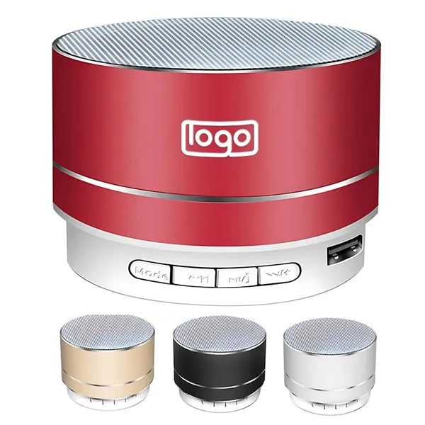 Metal Wireless Bluetooth Speaker - Compact & Deep Bass