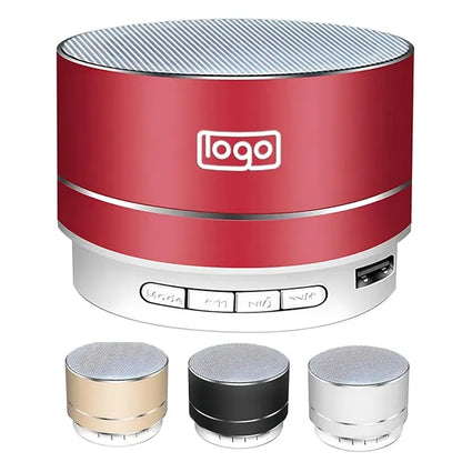 Metal Wireless Bluetooth Speaker - Compact & Deep Bass