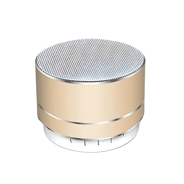 Metal Wireless Bluetooth Speaker - Compact & Deep Bass