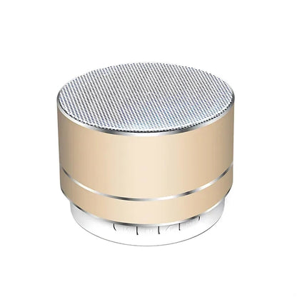 Metal Wireless Bluetooth Speaker - Compact & Deep Bass