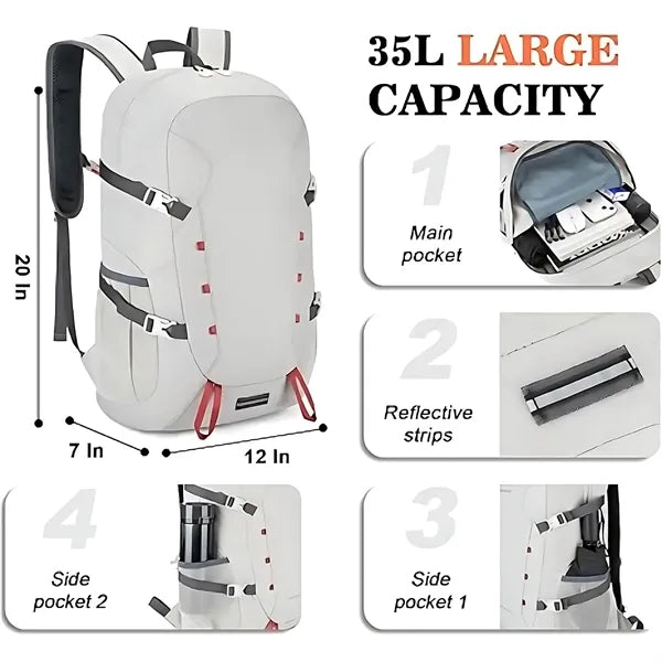 Outdoor Multi-functional Foldable Hiking Backpack