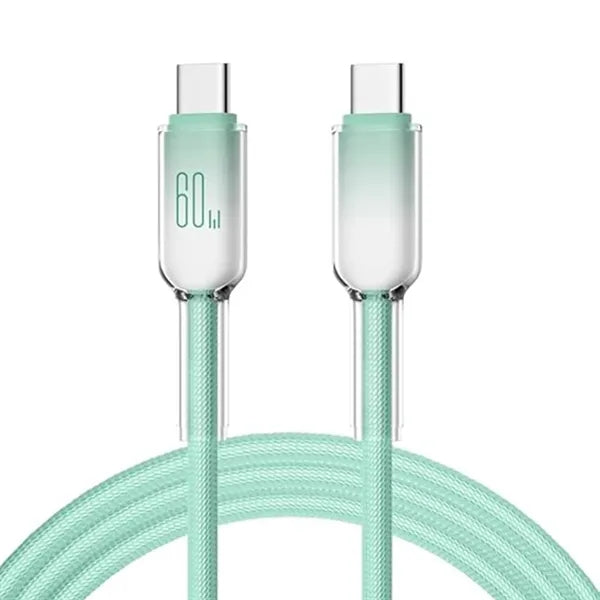 60W Fast Charging USB Type-C Cable - Ice Crystal Design