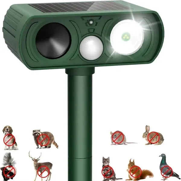 Solar Ultrasonic Animal Repeller