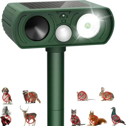 Solar Ultrasonic Animal Repeller