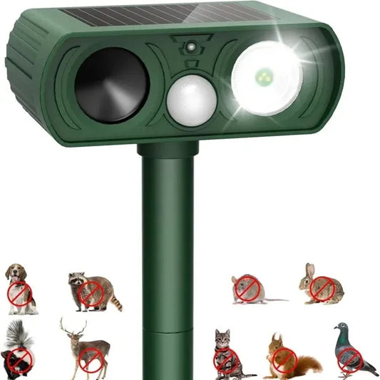 Solar Ultrasonic Animal Repeller