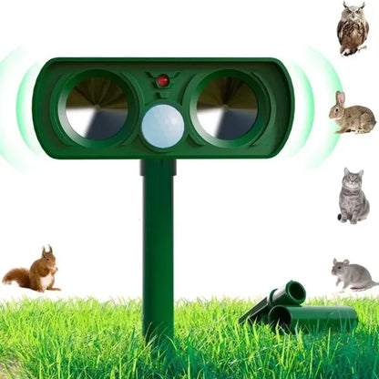 Solar Ultrasonic Animal Repeller