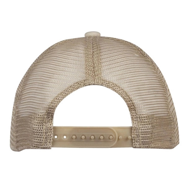 Washed Cotton Mesh Back Trucker Cap