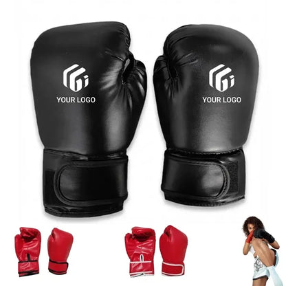 Unisex Breathable PU Leather Durable Training Boxing Gloves
