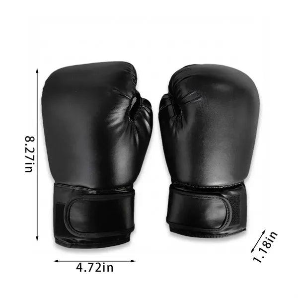 Unisex Breathable PU Leather Durable Training Boxing Gloves